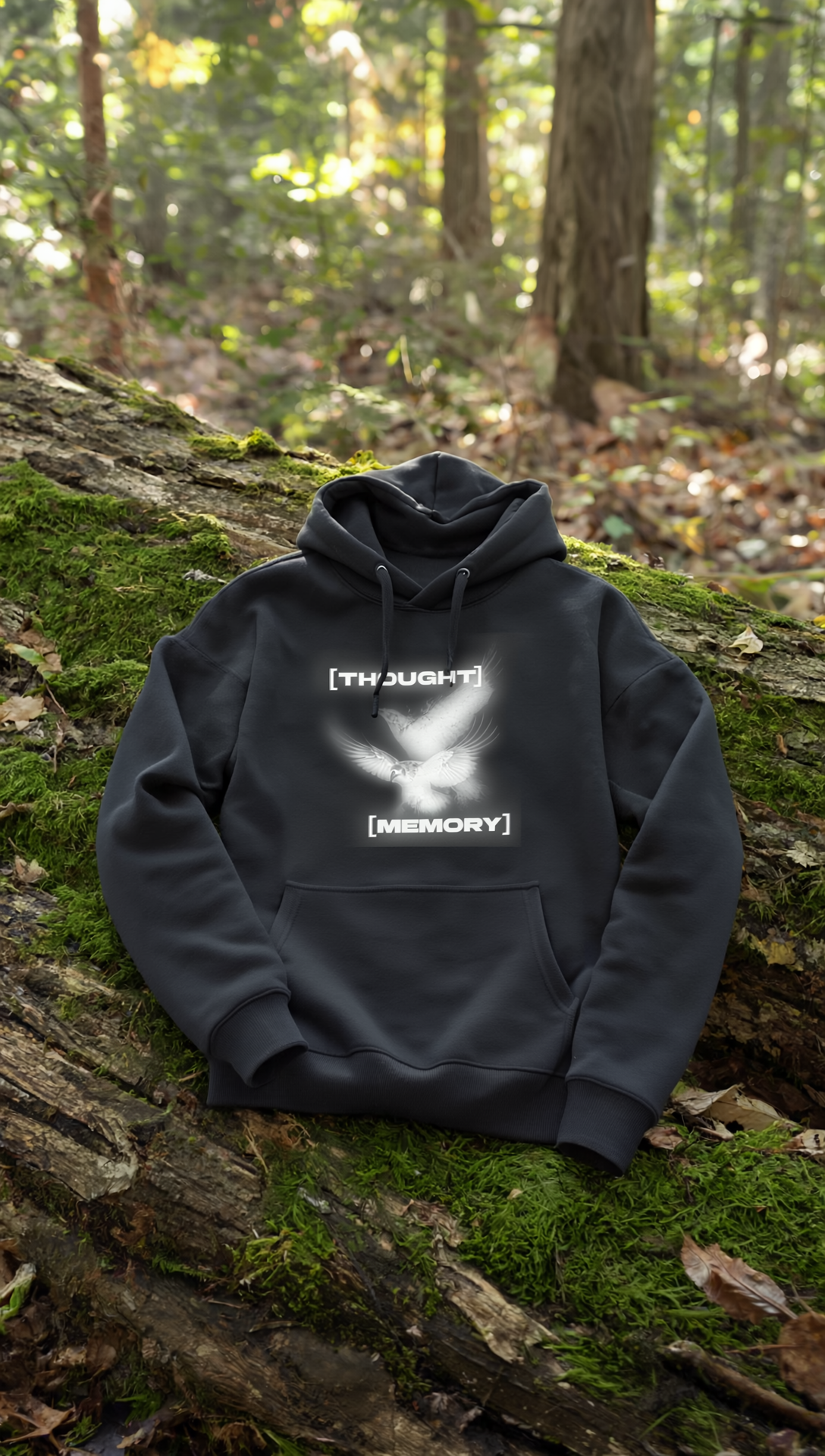 THOUGHT & MEMORY WHITE | VVH Hoodie