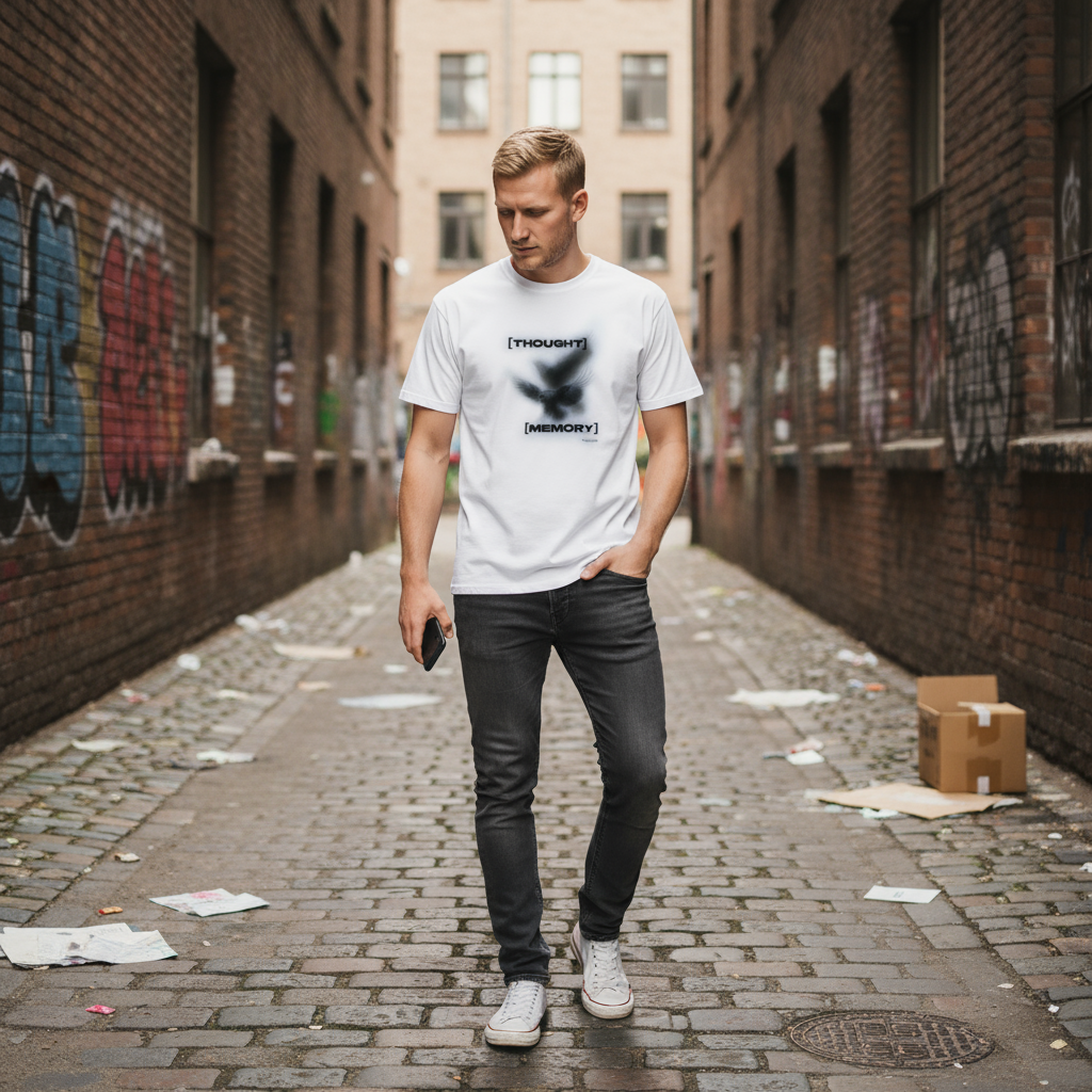 THOUGHT & MEMORY BLACK | VVH Oversized