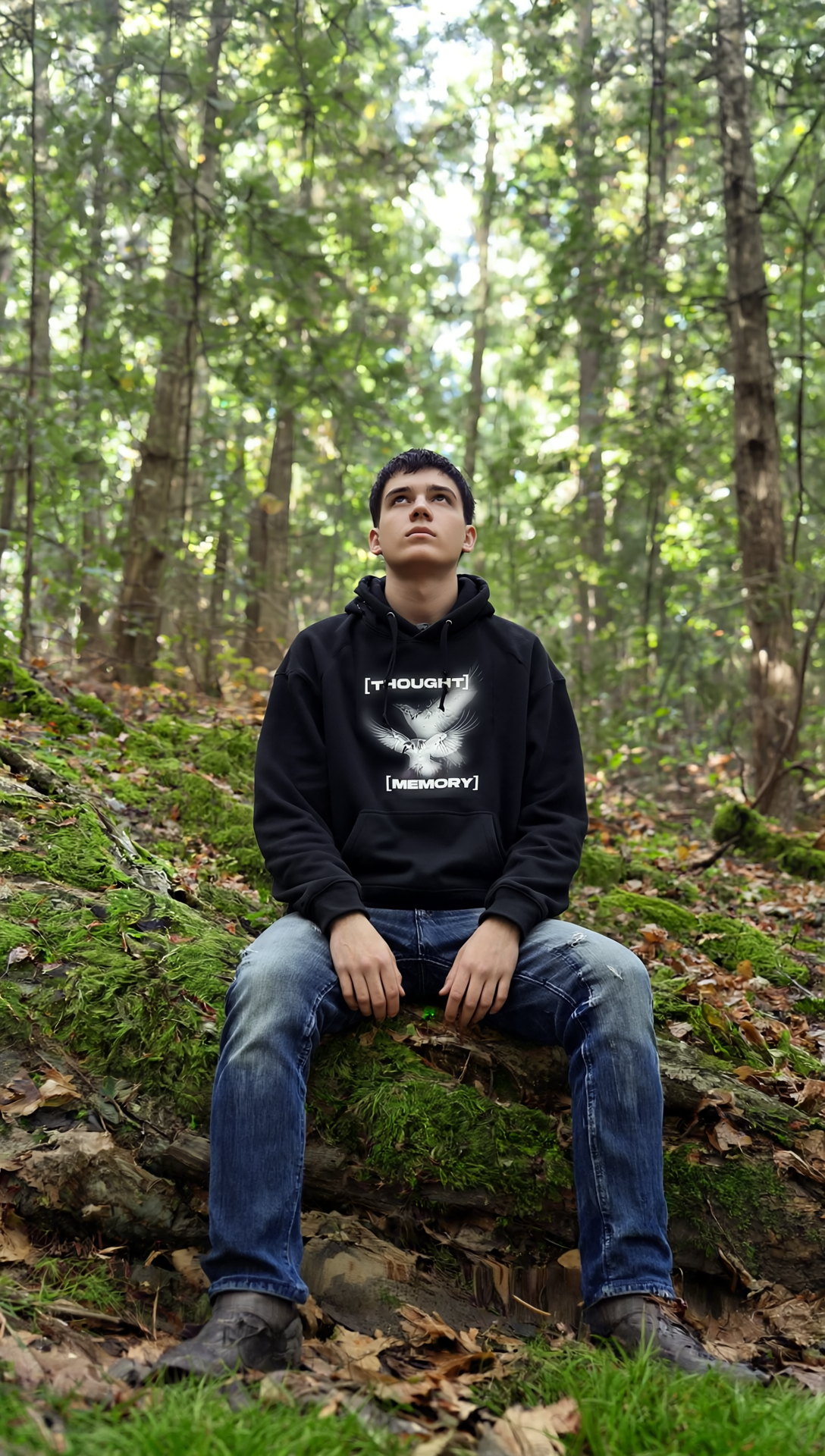 THOUGHT & MEMORY WHITE | VVH Hoodie