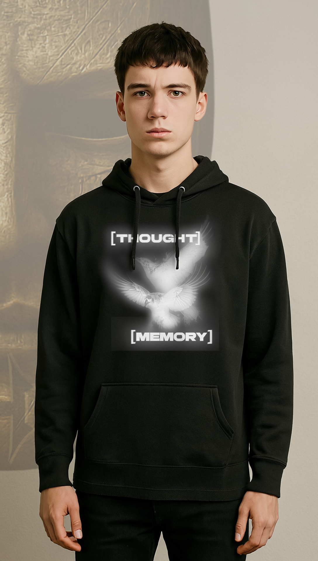 THOUGHT & MEMORY WHITE | VVH Hoodie