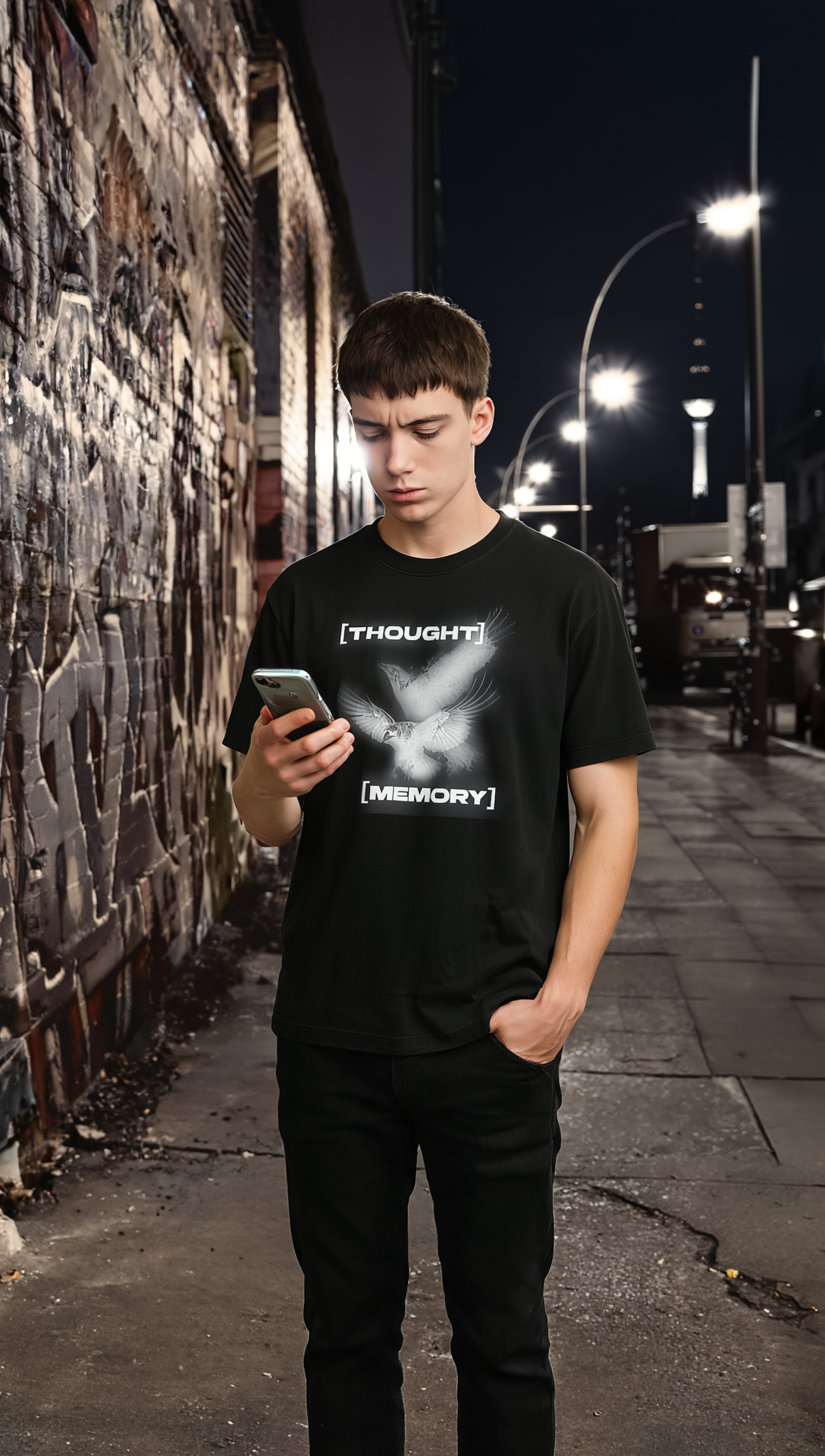 THOUGHT & MEMORY WHITE | VVH Oversized