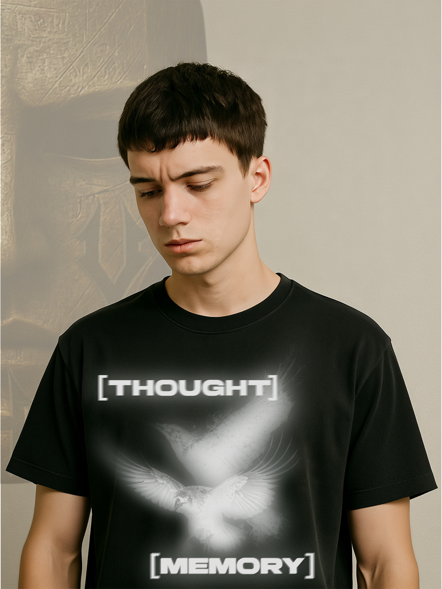 THOUGHT & MEMORY WHITE | VVH Oversized